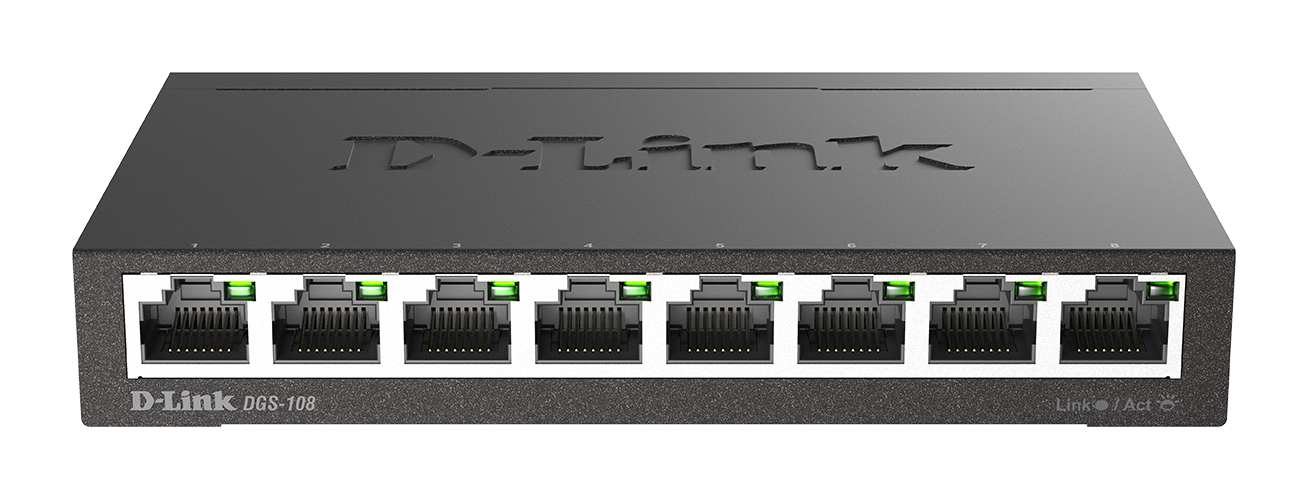 D-Link 8-Port Gigabit Switch (DGS-108)